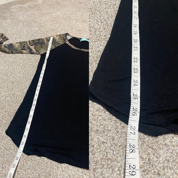 Camo raglan tunic - Picture 3 of 4